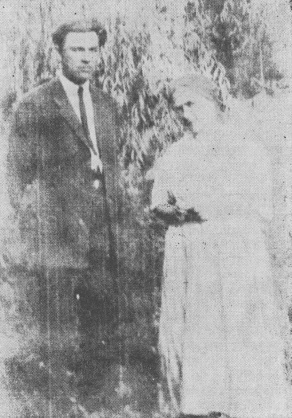 Іван Ухів з дружиною в перший рік приїзду до Аргентини