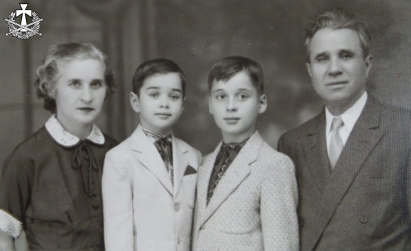 Емілія, Олександр, Зиновій та Яків Балабани, США - друга половина 1950-х років.